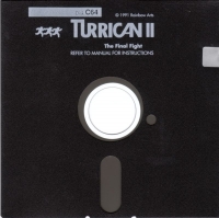 Turrican II: The Final Fight (disk) Box Art