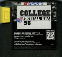 College Football USA 96 Box Art