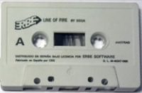 Line of Fire (cassette) [ES] Box Art