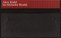 Alex Kidd in Shinobi World (cardboard 3 tab, letter A) Box Art