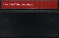Alex Kidd: The Lost Stars (cardboard 1 tab, letter A) Box Art
