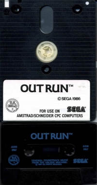 OutRun (Including Original Arcade Music / disk) Box Art