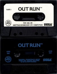 OutRun (cassette) Box Art