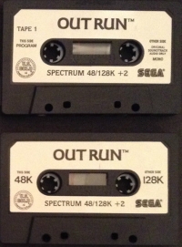 OutRun (Including Original Arcade Music / cassette) Box Art