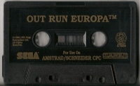 OutRun Europa (cassette) Box Art