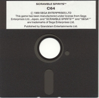 Scramble Spirits (disk) Box Art