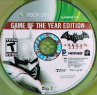 Batman: Arkham City - Game Of The Year Edition - Platinum Hits Box Art
