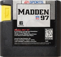 Madden NFL 97 Box Art