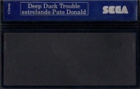 Deep Duck Trouble Estrelando Pato Donald Box Art