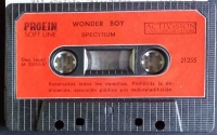 Wonder Boy (white spine) [ES] Box Art