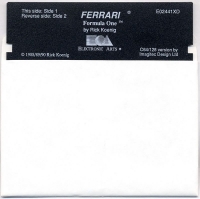 Ferrari Formula One (disk) Box Art