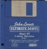 John Lowe's Ultimate Darts - Kixx Box Art