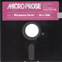 Microprose Soccer (disk) Box Art