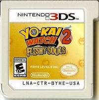 Yo-kai Watch 2: Fleshy Souls (Exclusive Medal Included) Box Art