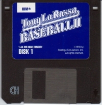 Tony La Russa Baseball II (Disk) Box Art
