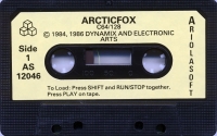 Arcticfox (Ariola Soft) Box Art