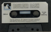 Boulder Dash starring Rockford (cassette) Box Art