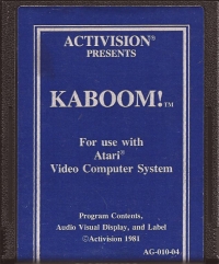 Kaboom! (blue text label) Box Art