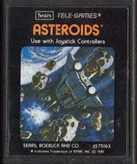 Asteroids (Sears picture label) Box Art