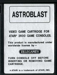 Astroblast (Telegames) Box Art