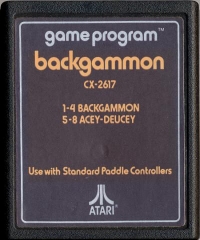 Backgammon (text label) Box Art