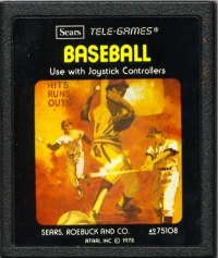 Baseball (picture label) Box Art