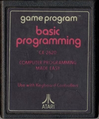 BASIC Programming (text label) Box Art