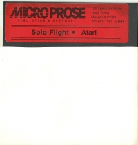 Solo Flight (red label disk) Box Art