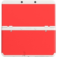 New Nintendo 3DS Cover Plates No.018 - Solid Red Box Art