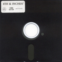 4th & Inches (disk) Box Art