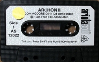 Archon II: Adept (cassette) Box Art