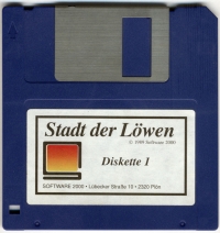 Stadt der Löwen, Die Box Art