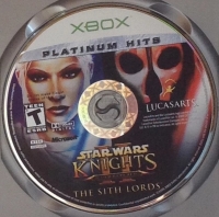 Star Wars: Knights of the Old Republic II: The Sith Lords - Platinum Hits Box Art