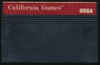 California Games (red label) Box Art