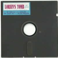 Lorien's Tomb (disk) Box Art