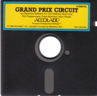 Grand Prix Circuit (disk) Box Art