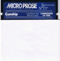 Gunship (grey box / disk) [DE] Box Art