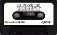 Impossible Mission II (cassette) Box Art