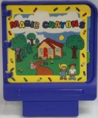 Magic Crayons (purple cart) Box Art