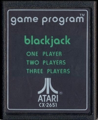 Blackjack (text label) Box Art