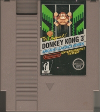 Donkey Kong 3 - Arcade Classics Series (3 screw cartridge) Box Art