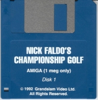 Nick Faldo's Championship Golf Box Art