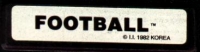 Football (white label) Box Art
