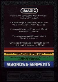 Swords & Serpents (text label) Box Art