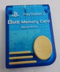 Nyko Memory Card 8 MB (blue) Box Art