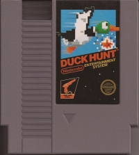 Duck Hunt (5 screw cartridge / NES P DH) Box Art