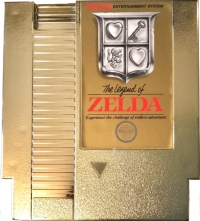 Legend of Zelda, The (5 screw cartridge / System™) Box Art