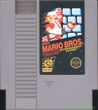 Super Mario Bros.  (5 screw cartridge) Box Art