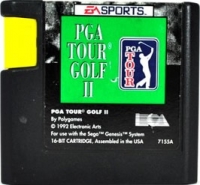 PGA Tour Golf II (6 courses / It's In The Game left / 715501A) Box Art