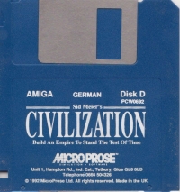 Sid Meier's Civilization (MicroProse Summer Surprise) [DE] Box Art